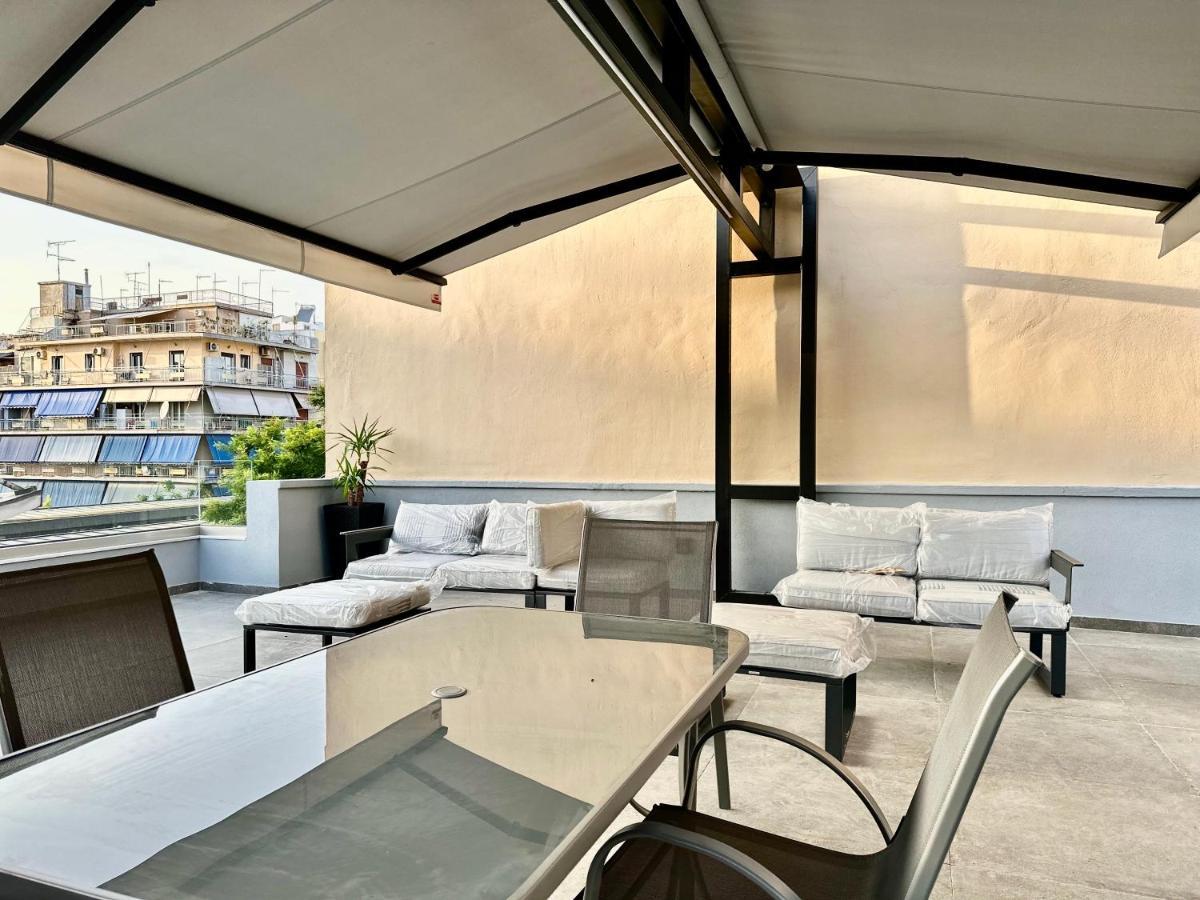 T&T Luxury Apartments - Rooftop Jacuzzi Athene Buitenkant foto